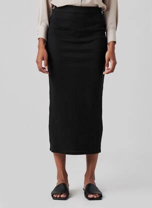 Jupe mi-longue stretch noir ZARA femme