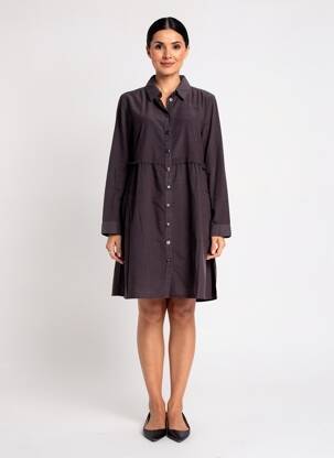 Robe courte manches longues manches longues gris STREET ONE femme