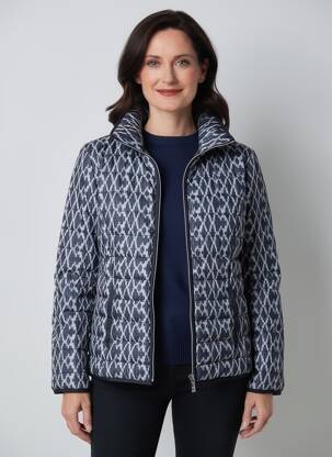 Doudoune manches longues sans capuche bleu CONCEPT K femme