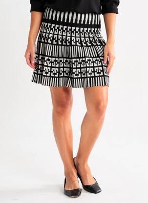 Jupe courte taille élastique noir CHERRY KOKO femme
