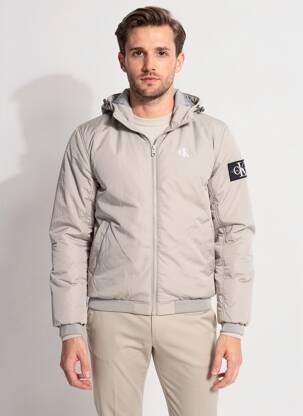 Doudoune manches longues sans capuche gris CALVIN KLEIN homme