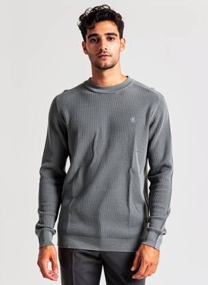 Pull col rond manches longues gris G STAR homme