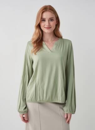 T-shirt manches longues manches longues vert RAGWEAR femme