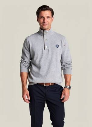 Pull manches longues manches longues gris MAT DE MISAINE homme
