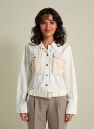 Veste casual poches beige DESIGUAL femme