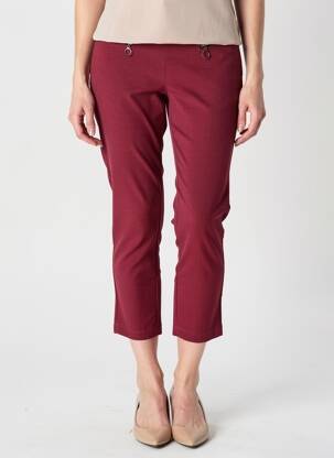 Pantalon 7/8 taille haute taille haute rouge GUESS femme