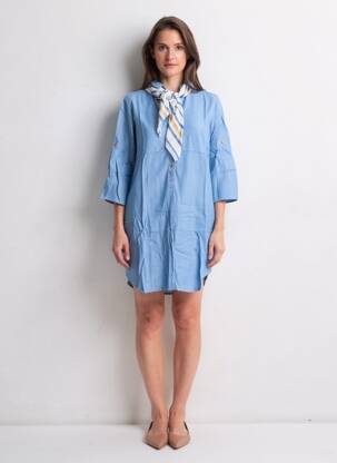 Robe courte manches 3/4 manches 3/4 bleu SALSA femme