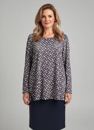 T-shirt manches longues manches longues bleu MARINA SPORT femme