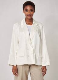 Blazer poches blanc MOLLY BRACKEN femme