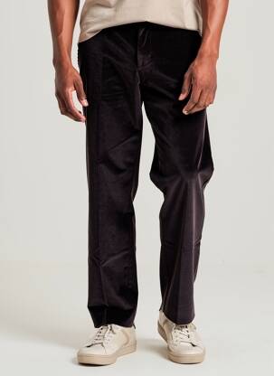 Pantalon chino stretch taille normale noir VELCOREX homme