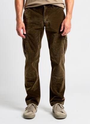 Pantalon cargo slim taille normale vert MMX homme