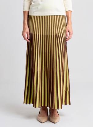 Jupe longue coupe droite vert SITA MURT femme