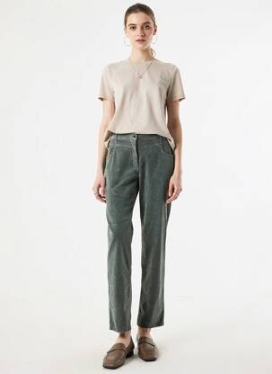 Pantalon slim stretch taille normale vert BETTY BARCLAY femme