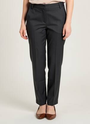 Pantalon chino poches taille haute gris ATELIER GARDEUR femme