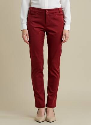 Pantalon slim skinny taille normale orange TREND BY CAPTAIN TORTUE femme