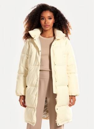 Doudoune manches longues sans capuche beige COMPAÑIA FANTASTICA femme