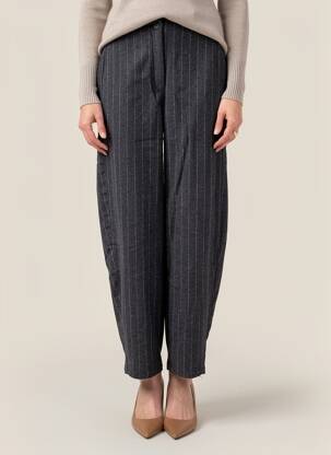 Pantalon droit stretch gris OSKA femme