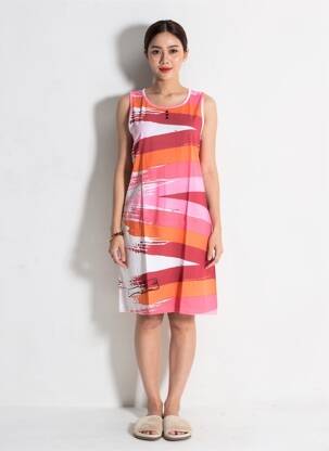 Chemise de nuit stretch orange ROSE POMME femme