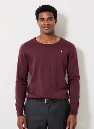 Pull stretch manches longues violet GAASTRA homme