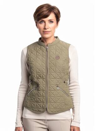 Doudoune poches sans capuche vert OLSEN femme