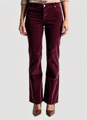 Pantalon flare stretch taille normale violet DIXIE femme