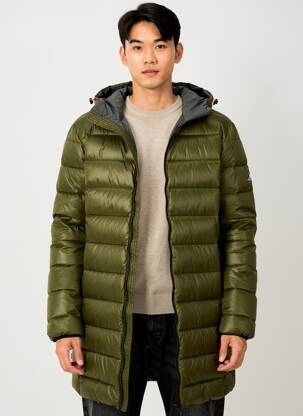 Doudoune manches longues a capuche vert SUNS BOARDS homme