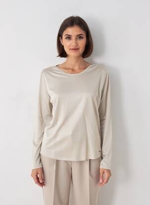 T-shirt manches longues manches longues beige SUN VALLEY femme