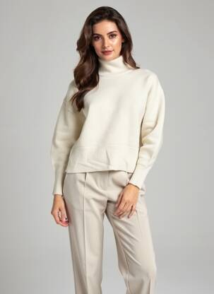 Pull stretch manches longues beige COS femme