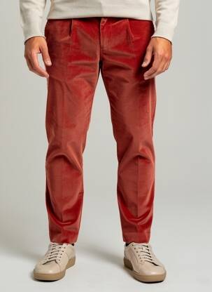 Pantalon chino stretch taille normale orange HUGO BOSS homme