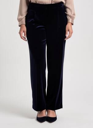 Pantalon droit stretch taille normale bleu MOLLY BRACKEN femme