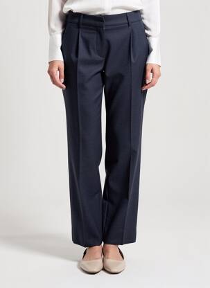 Pantalon chino taille normale taille normale bleu WEEKEND MAXMARA femme
