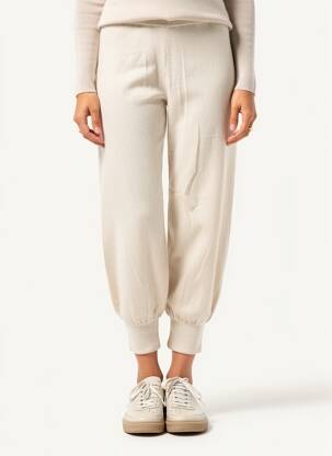 Pantalon 7/8 stretch taille normale beige WEEKEND MAXMARA femme