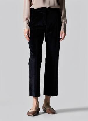 Pantalon 7/8 taille à pinces taille normale noir WEEKEND MAXMARA femme
