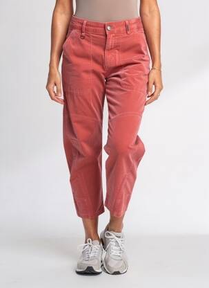 Pantalon 7/8 stretch taille normale rose HIGH femme