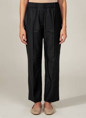 Pantalon 7/8 taille haute taille haute noir WEEKEND MAXMARA femme