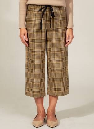 Pantalon 7/8 taille élastique taille normale jaune PHISIQUE DU ROLE femme