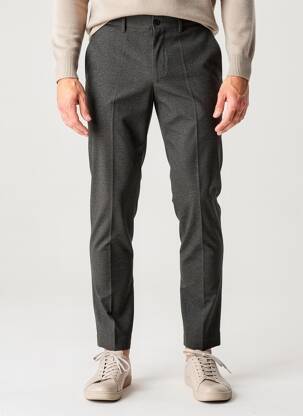 Pantalon slim tissage chiné taille normale gris JACK & JONES homme