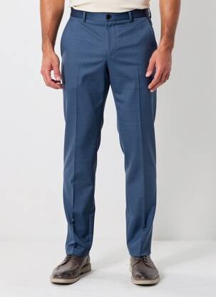 Pantalon slim tissage popeline taille normale bleu JACK & JONES homme