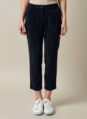 Pantalon 7/8 stretch bleu THE KORNER femme