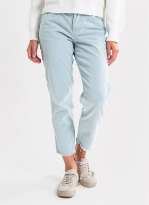 Pantalon 7/8 stretch taille normale bleu DENIM STUDIO femme