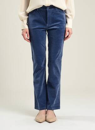 Pantalon slim stretch taille normale bleu ZILCH femme
