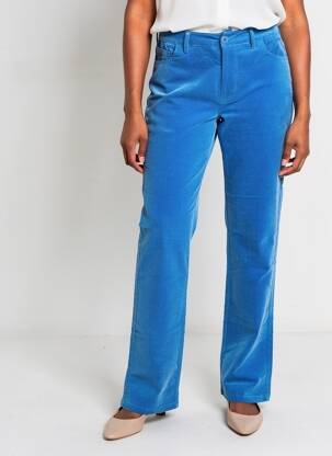 Pantalon slim stretch taille normale bleu ZILCH femme