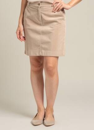 Jupe courte poches beige HARTFORD femme