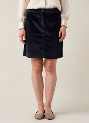 Jupe courte poches bleu HARTFORD femme