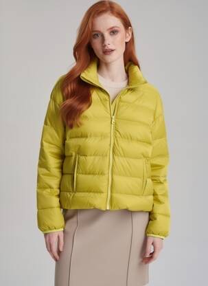 Doudoune manches longues sans capuche vert OOF WEAR femme