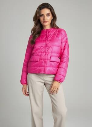 Doudoune manches longues sans capuche rose OOF WEAR femme