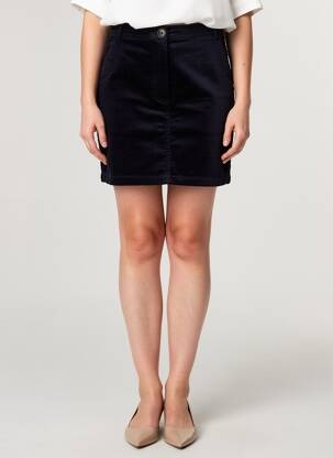 Jupe courte poches bleu SESSUN femme