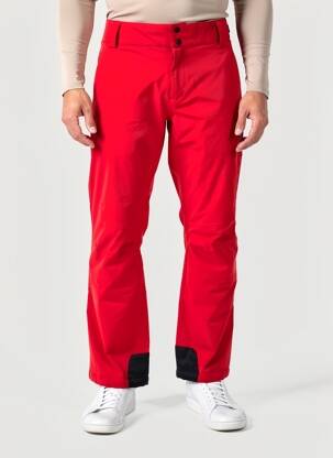 Pantalon droit sport ski taille normale rouge VUARNET homme