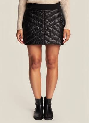 Jupe courte coupe droite noir KRIMSON KLOVER femme