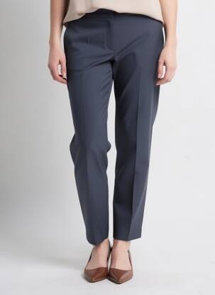 Pantalon chino taille normale taille normale bleu DMN femme